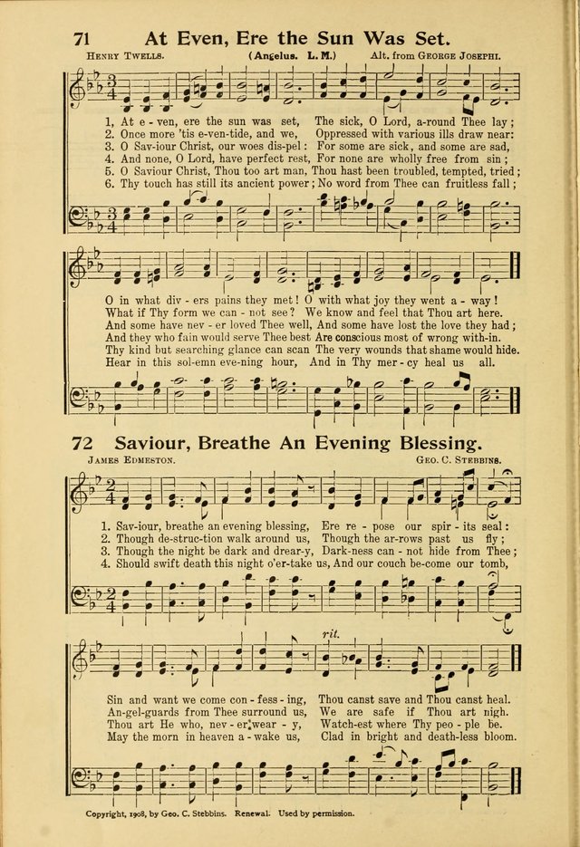 Northfield Hymnal No. 3 page 59