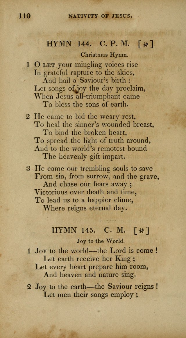 The New Hymn Book, Designed for Universalist Societies: compiled from approved authors, with variations and additions. Second Ed. page 121