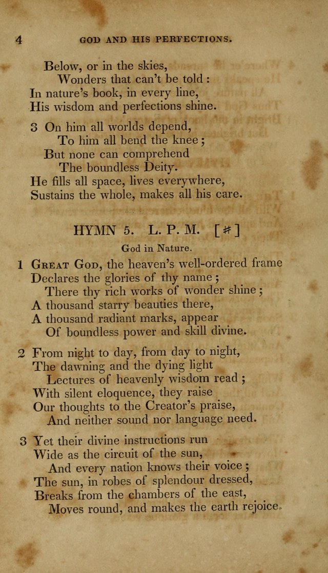 The New Hymn Book, Designed for Universalist Societies: compiled from approved authors, with variations and additions. Second Ed. page 15