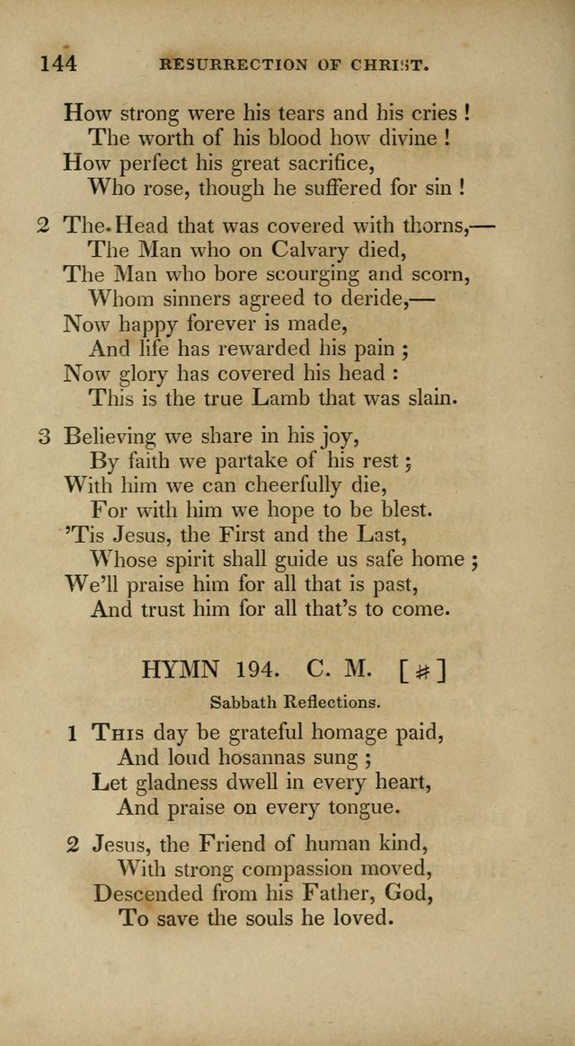The New Hymn Book, Designed for Universalist Societies: compiled from approved authors, with variations and additions. Second Ed. page 155