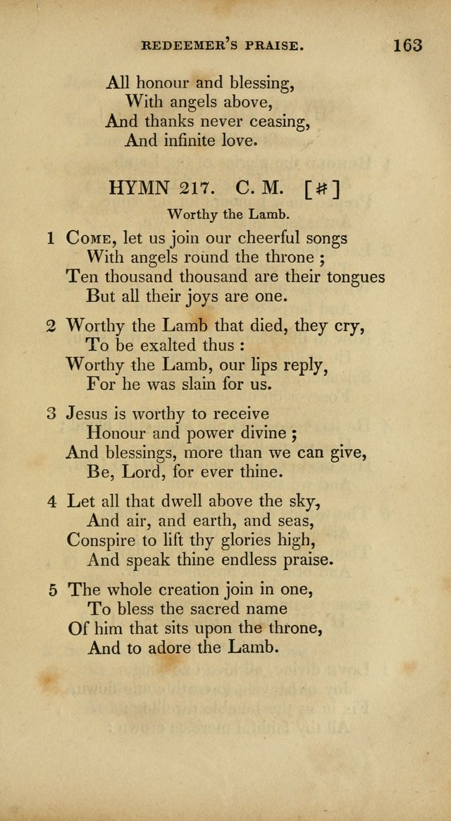 The New Hymn Book, Designed for Universalist Societies: compiled from approved authors, with variations and additions. Second Ed. page 174