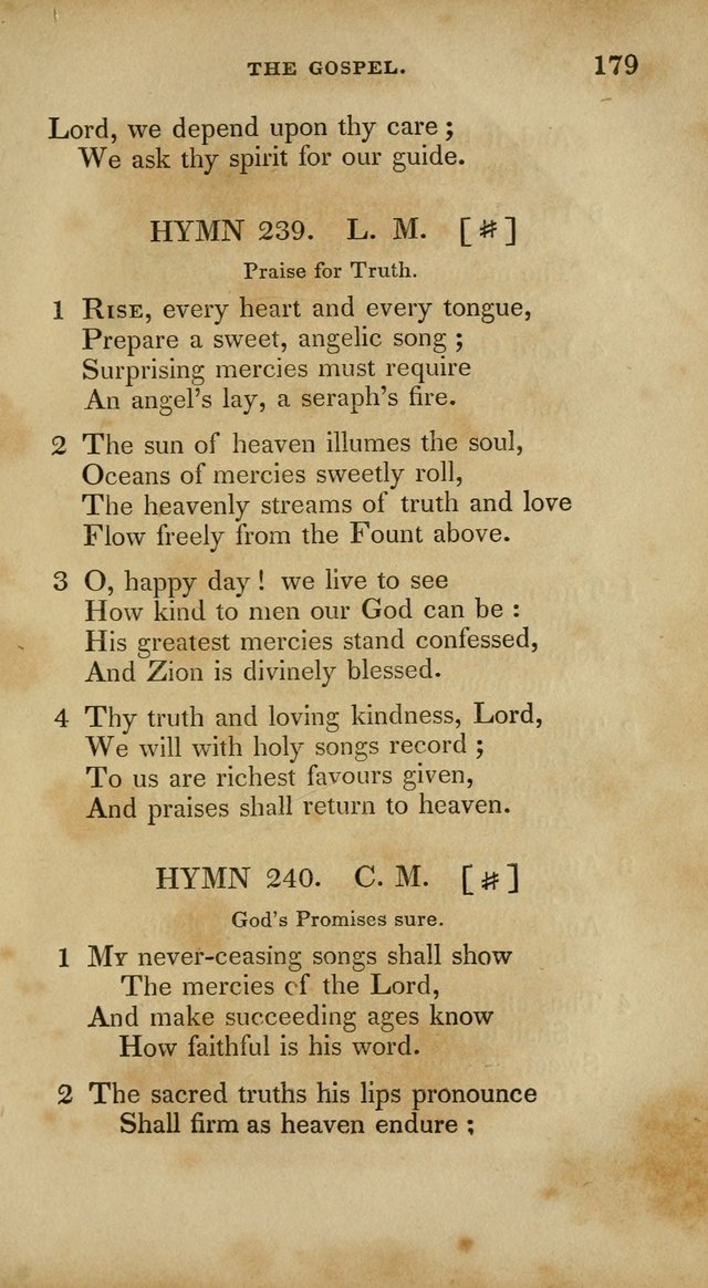 The New Hymn Book, Designed for Universalist Societies: compiled from approved authors, with variations and additions. Second Ed. page 190
