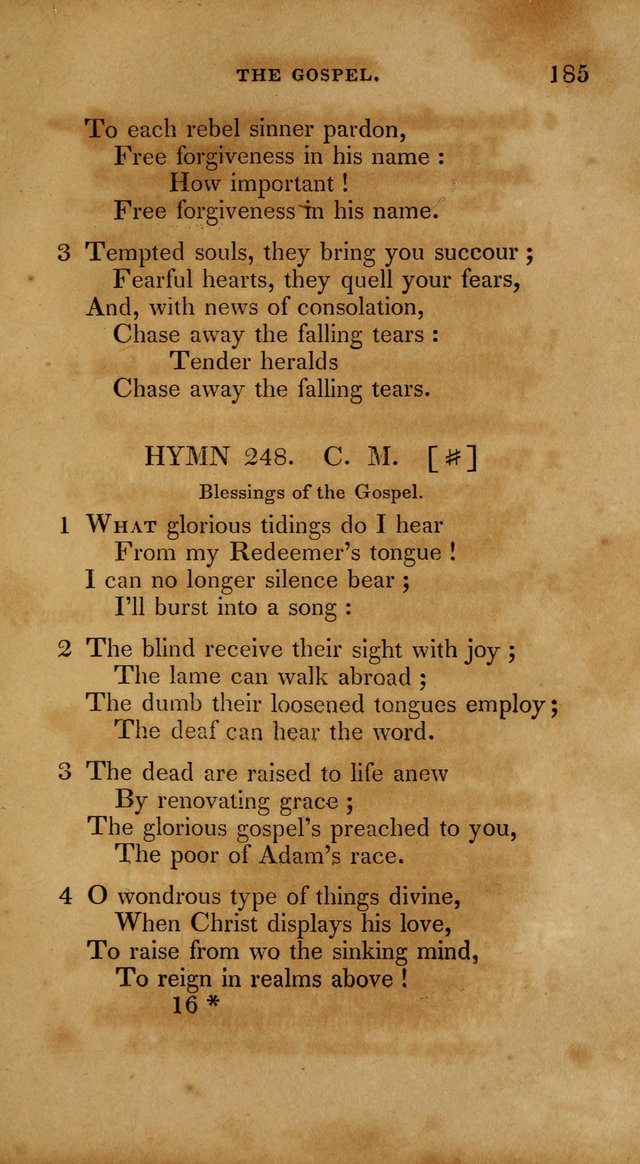 The New Hymn Book, Designed for Universalist Societies: compiled from approved authors, with variations and additions. Second Ed. page 196