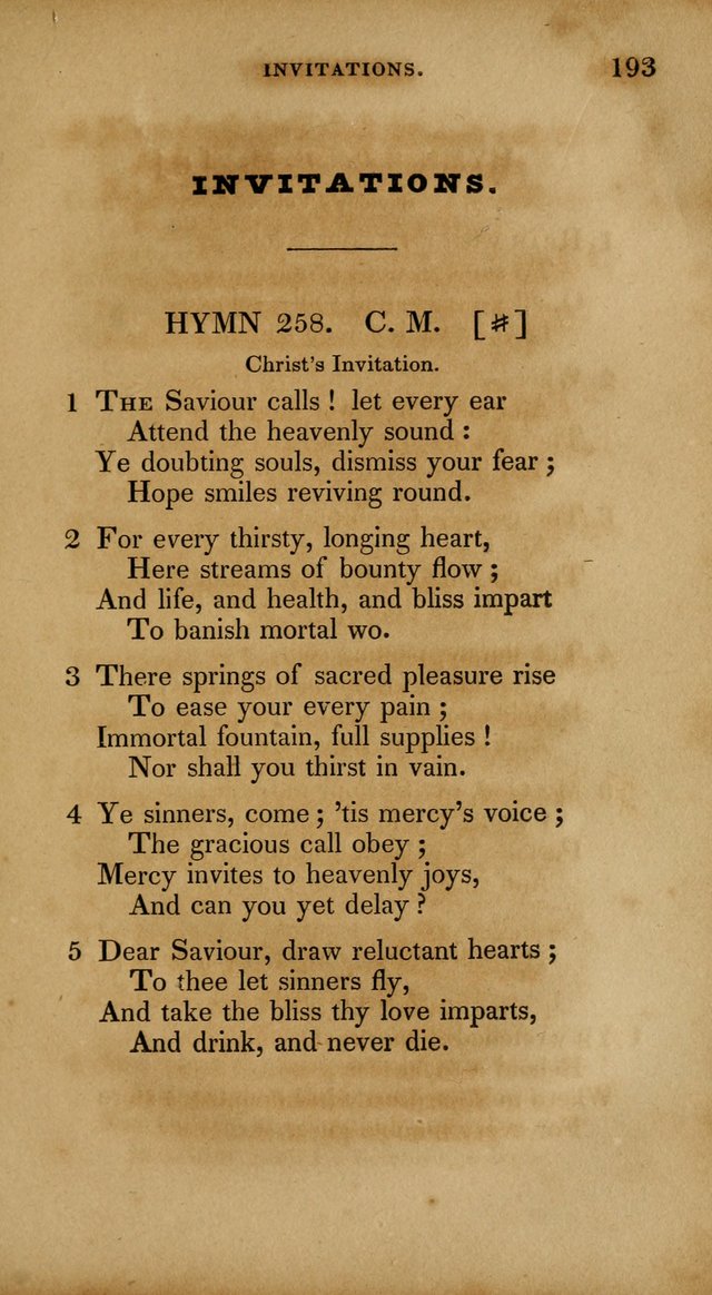 The New Hymn Book, Designed for Universalist Societies: compiled from approved authors, with variations and additions. Second Ed. page 204