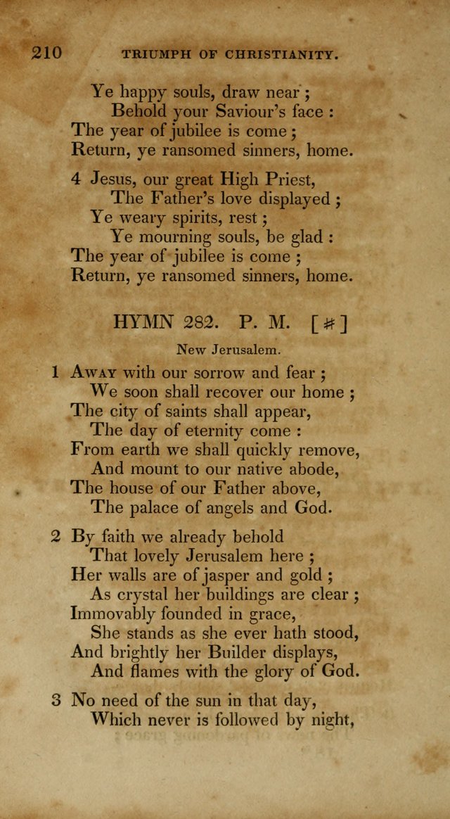 The New Hymn Book, Designed for Universalist Societies: compiled from approved authors, with variations and additions. Second Ed. page 221