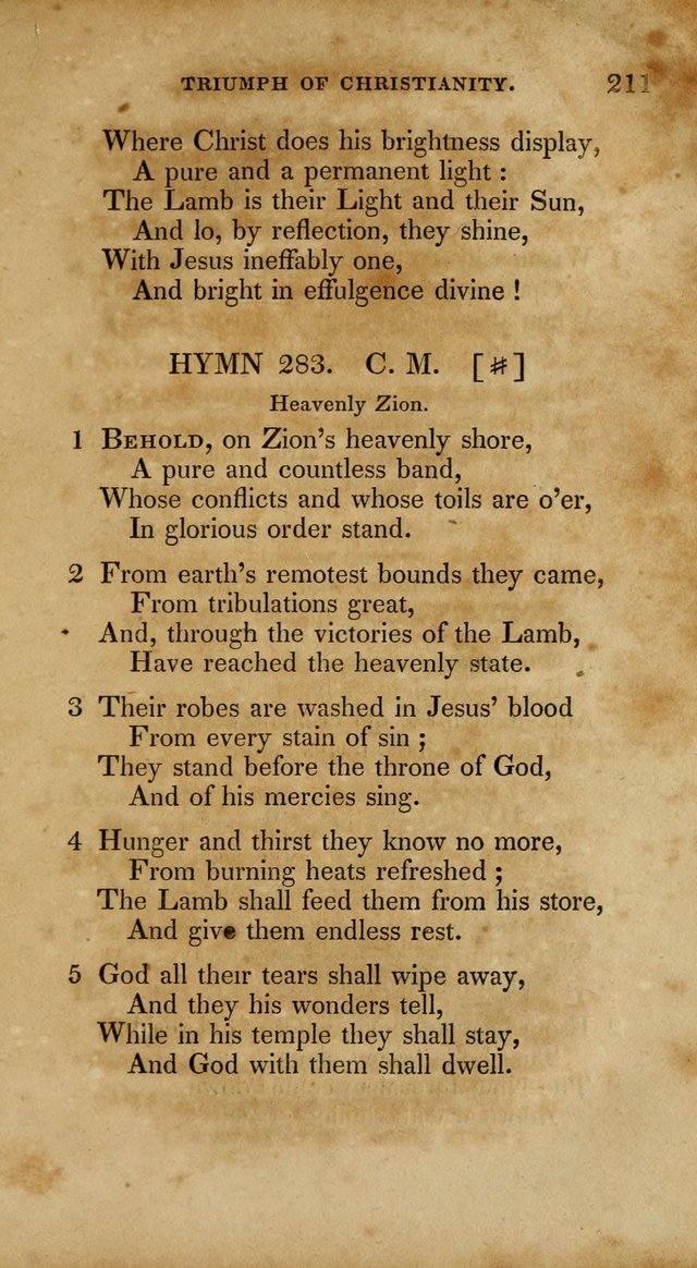 The New Hymn Book, Designed for Universalist Societies: compiled from approved authors, with variations and additions. Second Ed. page 222