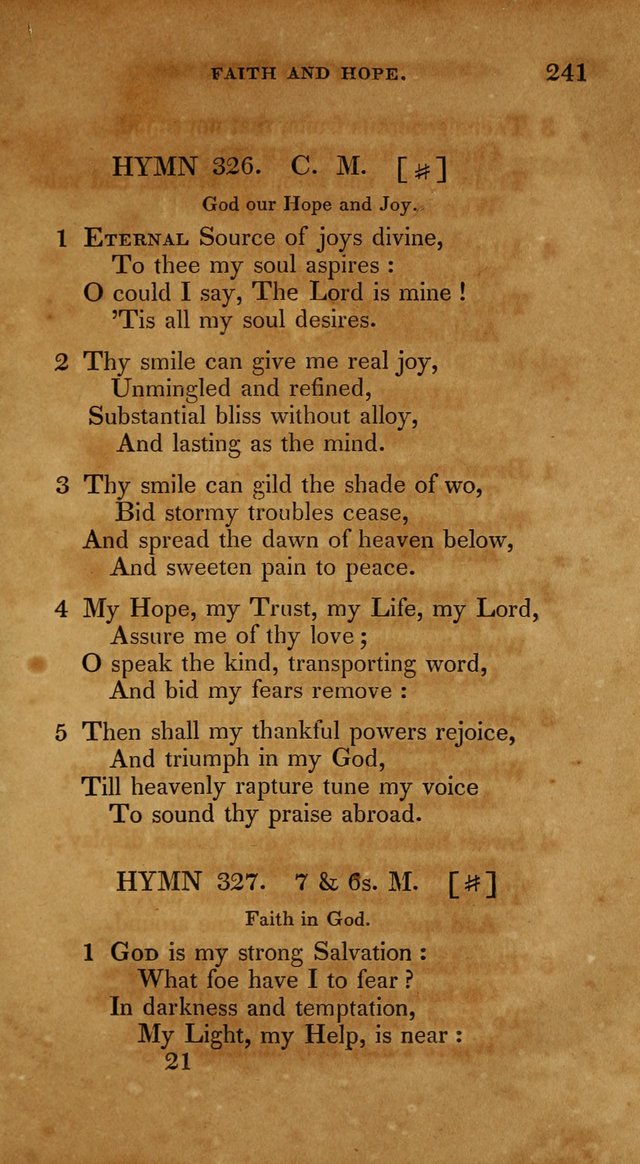 The New Hymn Book, Designed for Universalist Societies: compiled from approved authors, with variations and additions. Second Ed. page 252
