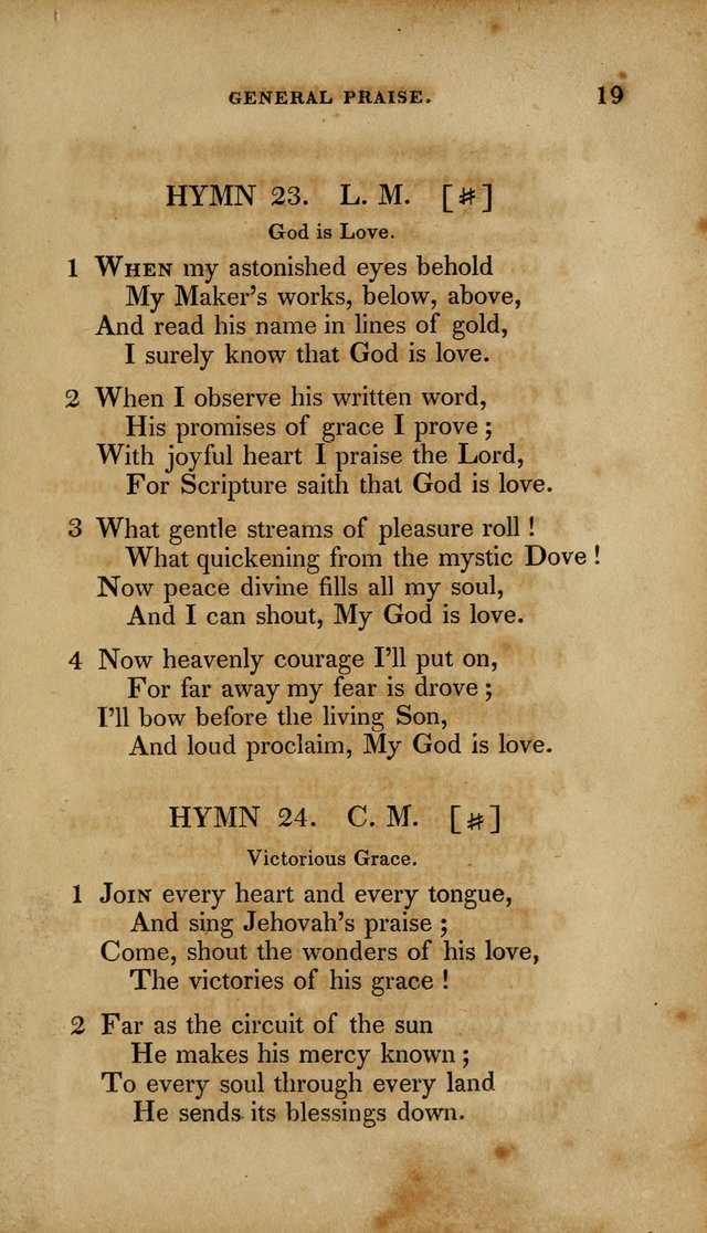 The New Hymn Book, Designed for Universalist Societies: compiled from approved authors, with variations and additions. Second Ed. page 30