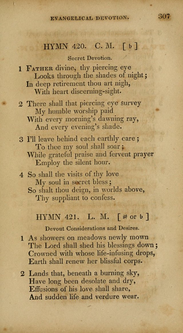 The New Hymn Book, Designed for Universalist Societies: compiled from approved authors, with variations and additions. Second Ed. page 318