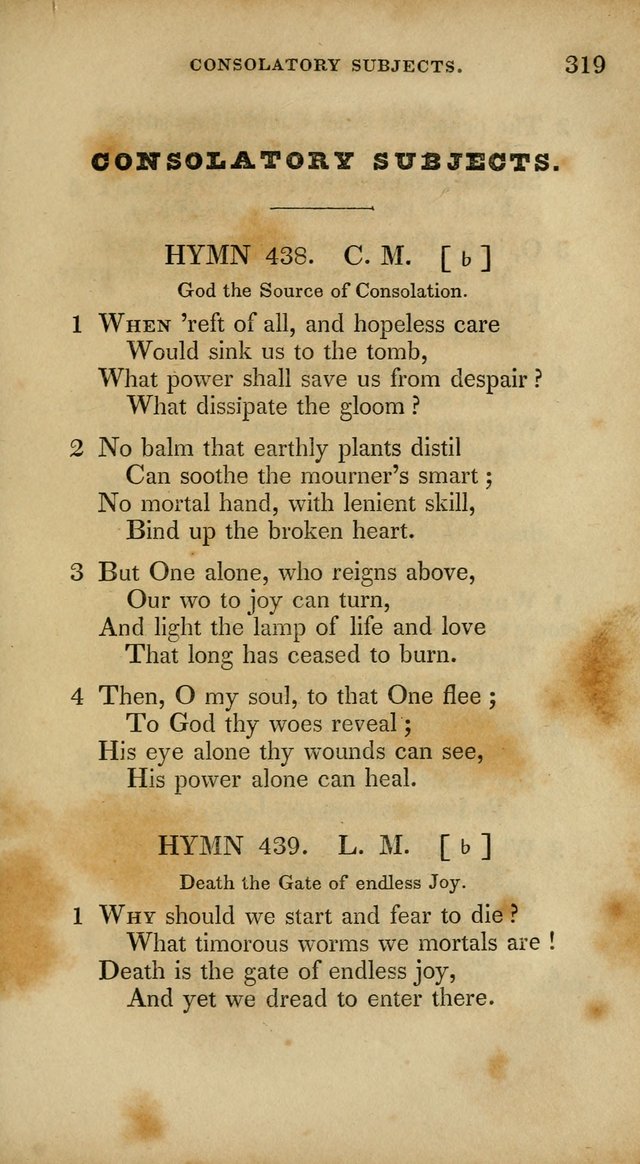 The New Hymn Book, Designed for Universalist Societies: compiled from approved authors, with variations and additions. Second Ed. page 330