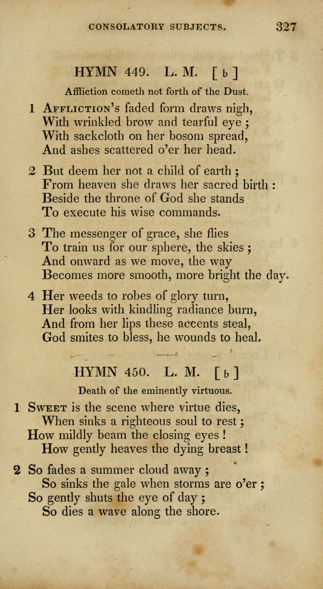 The New Hymn Book, Designed for Universalist Societies: compiled from approved authors, with variations and additions. Second Ed. page 338