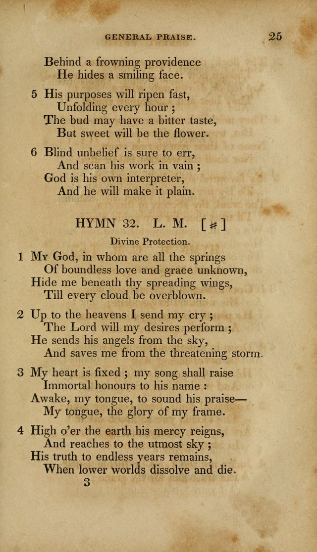 The New Hymn Book, Designed for Universalist Societies: compiled from approved authors, with variations and additions. Second Ed. page 36