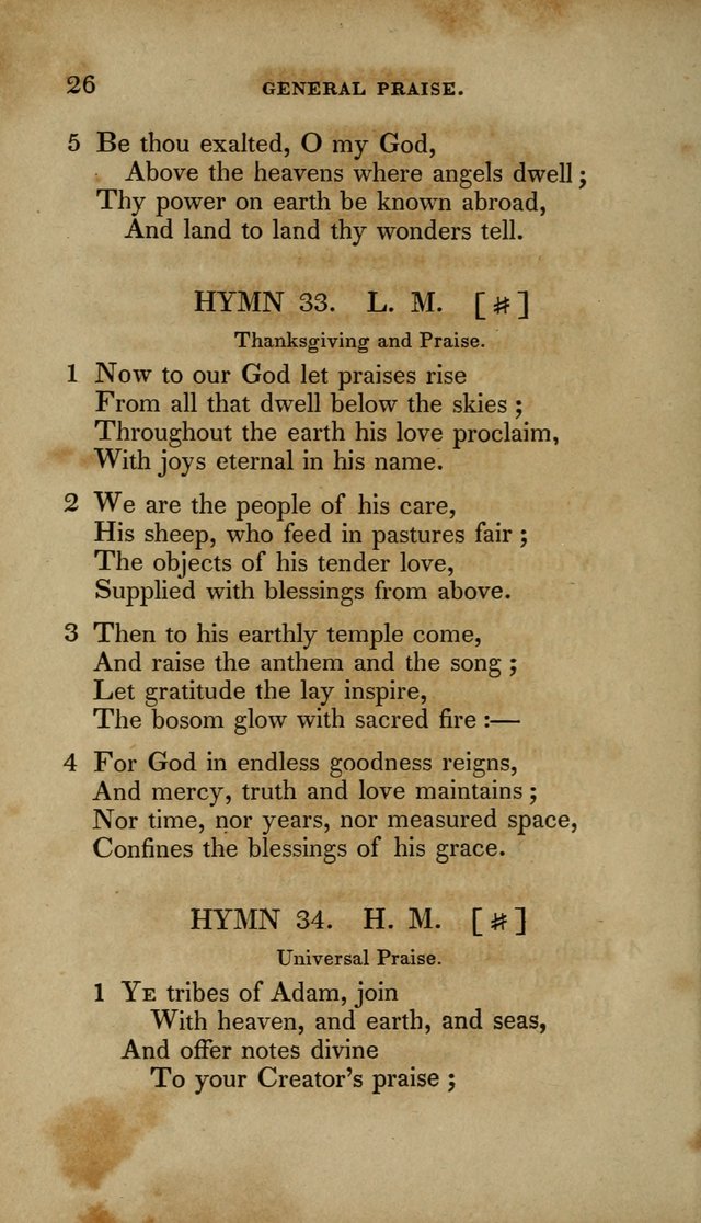 The New Hymn Book, Designed for Universalist Societies: compiled from approved authors, with variations and additions. Second Ed. page 37