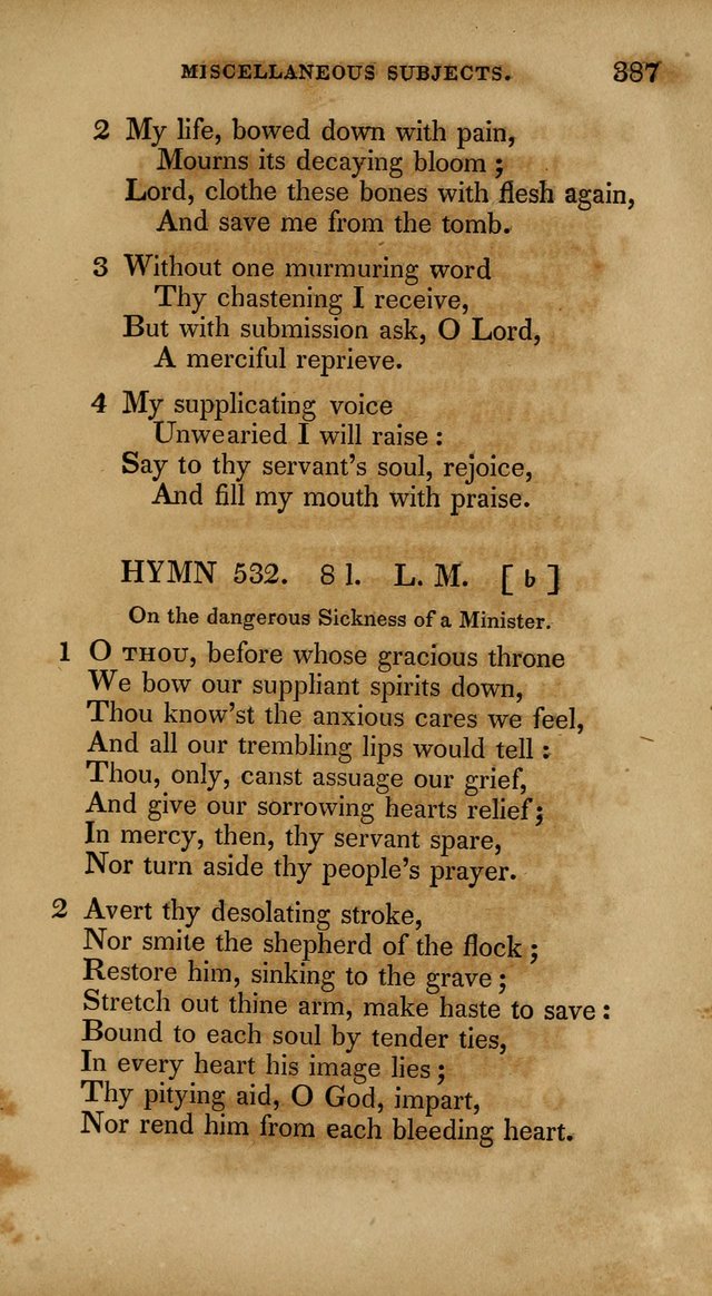 The New Hymn Book, Designed for Universalist Societies: compiled from approved authors, with variations and additions. Second Ed. page 398