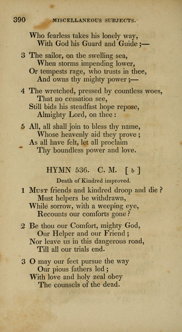 The New Hymn Book, Designed for Universalist Societies: compiled from approved authors, with variations and additions. Second Ed. page 401