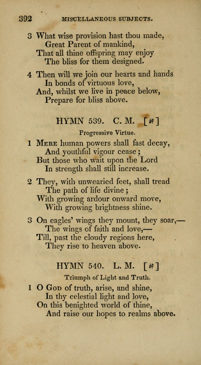 The New Hymn Book, Designed for Universalist Societies: compiled from approved authors, with variations and additions. Second Ed. page 403