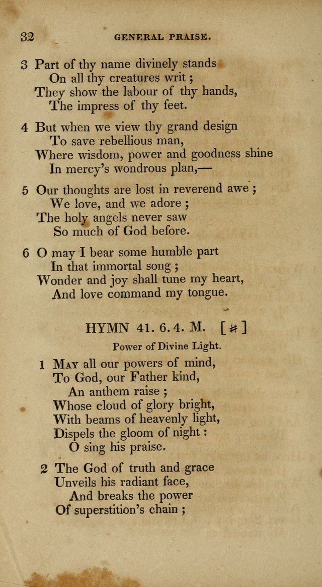 The New Hymn Book, Designed for Universalist Societies: compiled from approved authors, with variations and additions. Second Ed. page 43