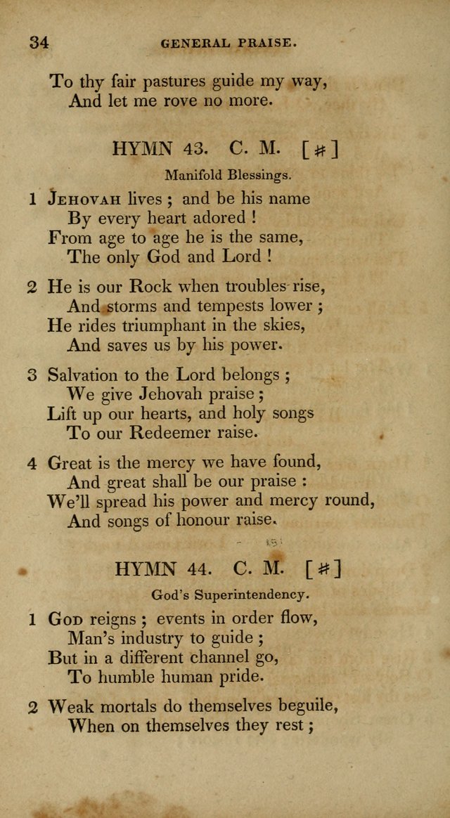 The New Hymn Book, Designed for Universalist Societies: compiled from approved authors, with variations and additions. Second Ed. page 45