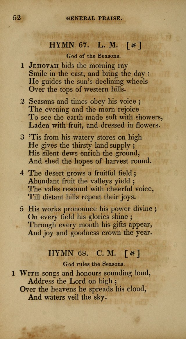 The New Hymn Book, Designed for Universalist Societies: compiled from approved authors, with variations and additions. Second Ed. page 63