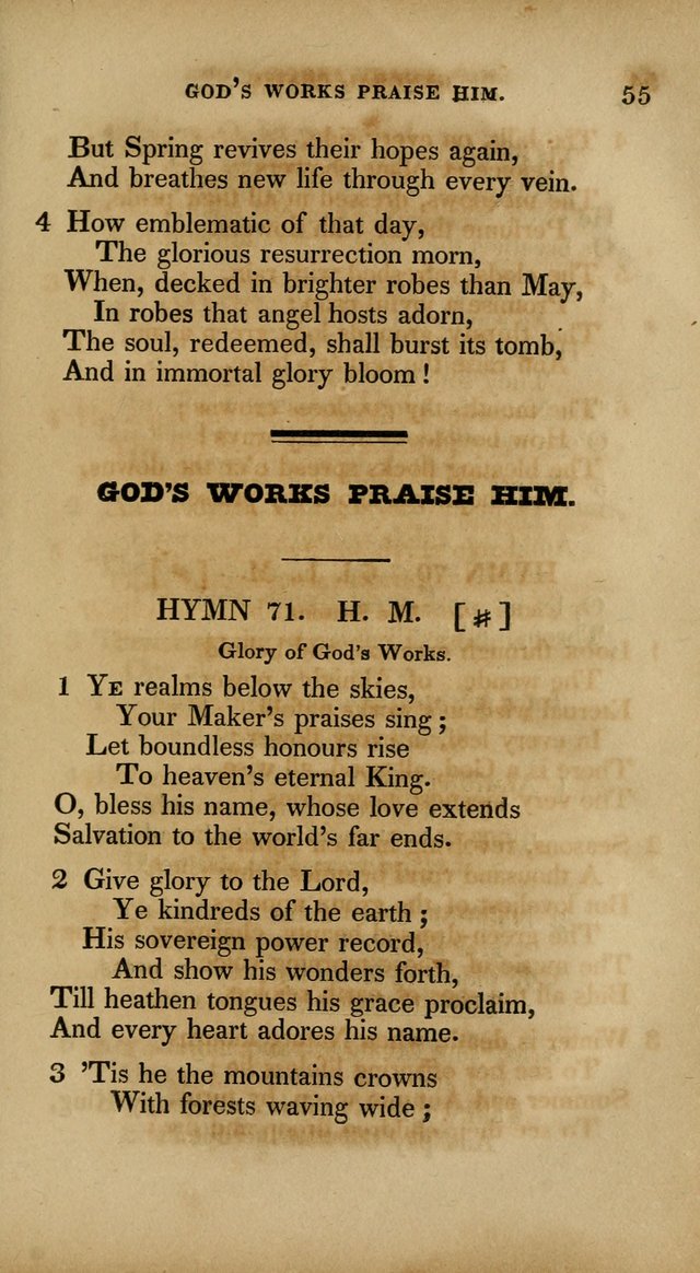 The New Hymn Book, Designed for Universalist Societies: compiled from approved authors, with variations and additions. Second Ed. page 66