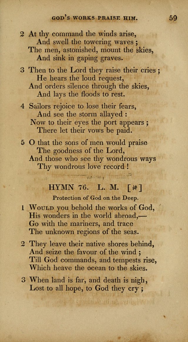 The New Hymn Book, Designed for Universalist Societies: compiled from approved authors, with variations and additions. Second Ed. page 70