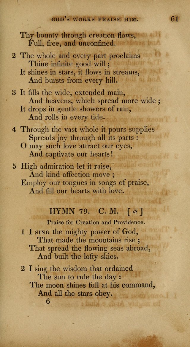 The New Hymn Book, Designed for Universalist Societies: compiled from approved authors, with variations and additions. Second Ed. page 72
