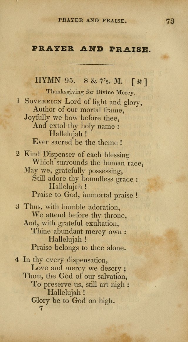 The New Hymn Book, Designed for Universalist Societies: compiled from approved authors, with variations and additions. Second Ed. page 84