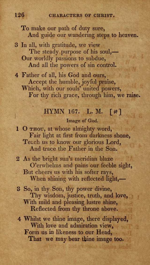 The New Hymn Book, Designed for Universalist Societies: compiled from approved authors, with variations and additions (9th ed.) page 126