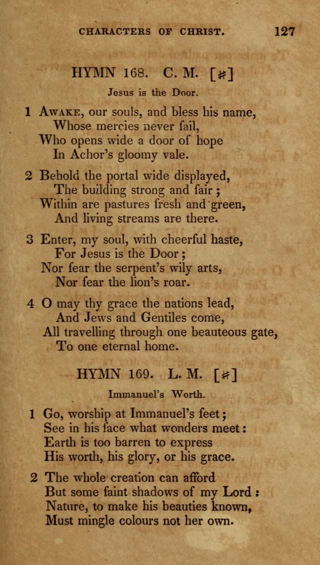 The New Hymn Book, Designed for Universalist Societies: compiled from approved authors, with variations and additions (9th ed.) page 127