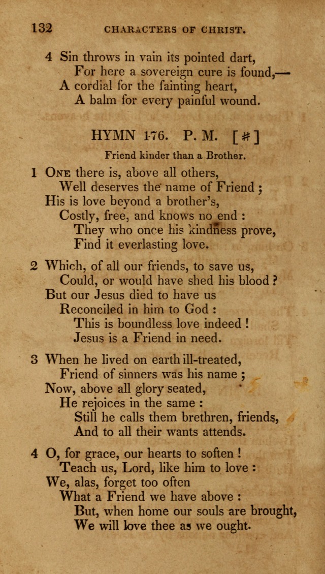 The New Hymn Book, Designed for Universalist Societies: compiled from approved authors, with variations and additions (9th ed.) page 132