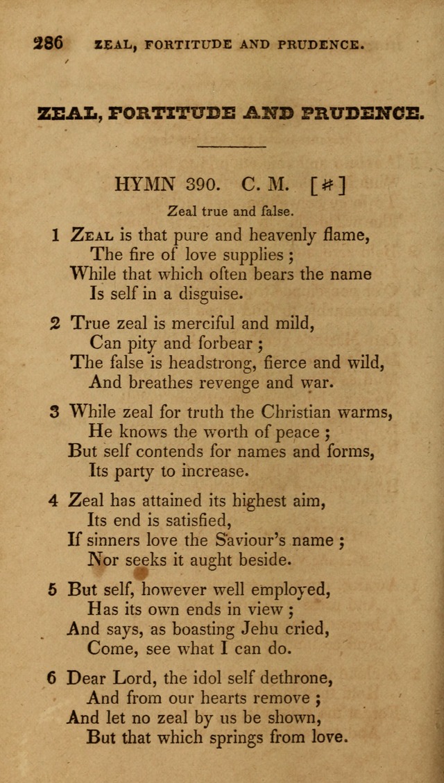 The New Hymn Book, Designed for Universalist Societies: compiled from approved authors, with variations and additions (9th ed.) page 288