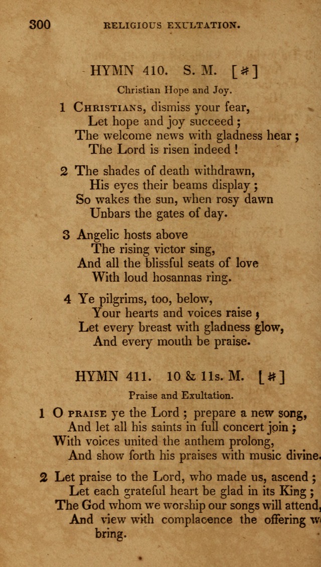 The New Hymn Book, Designed for Universalist Societies: compiled from approved authors, with variations and additions (9th ed.) page 302
