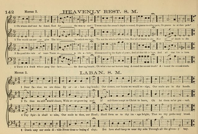 The New Harmonia Sacra: a compilation of genuine church music comprising a great variety of metres, harmonized for four voices (Eighteenth Edition) page 103
