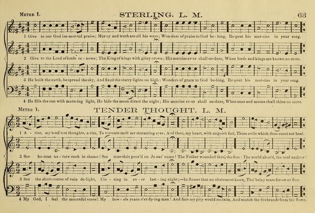 The New Harmonia Sacra: a compilation of genuine church music comprising a great variety of metres, harmonized for four voices (Eighteenth Edition) page 24