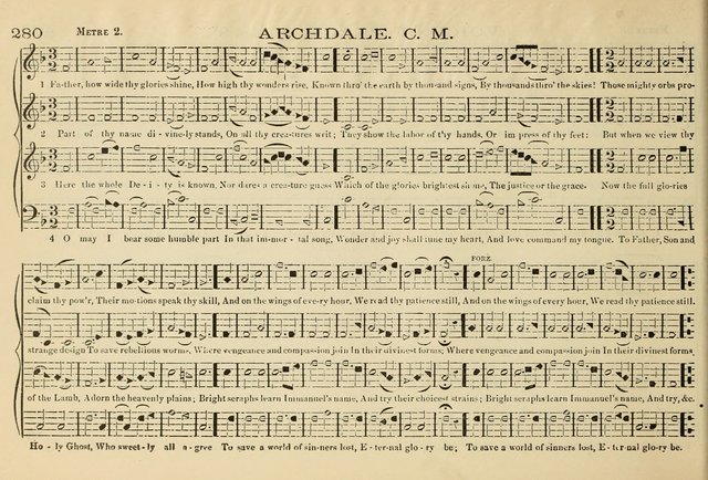 The New Harmonia Sacra: a compilation of genuine church music comprising a great variety of metres, harmonized for four voices (Eighteenth Edition) page 241