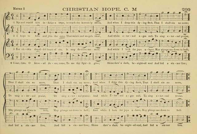 The New Harmonia Sacra: a compilation of genuine church music comprising a great variety of metres, harmonized for four voices (Eighteenth Edition) page 260
