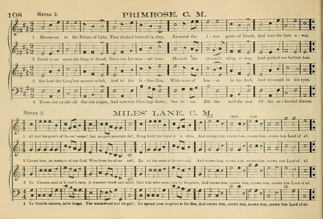 The New Harmonia Sacra: a compilation of genuine church music comprising a great variety of metres, harmonized for four voices (Eighteenth Edition) page 69