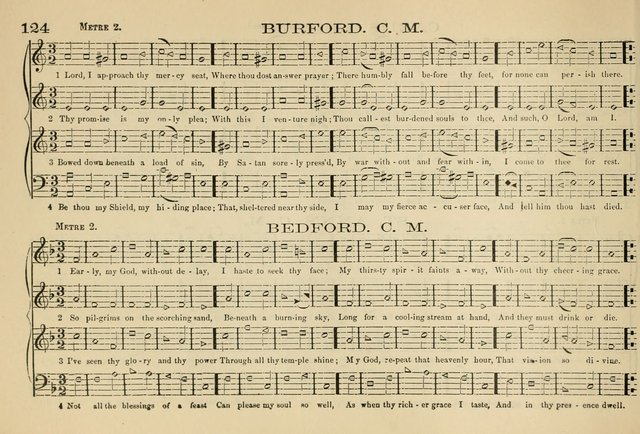 The New Harmonia Sacra: a compilation of genuine church music comprising a great variety of metres, harmonized for four voices (Eighteenth Edition) page 85