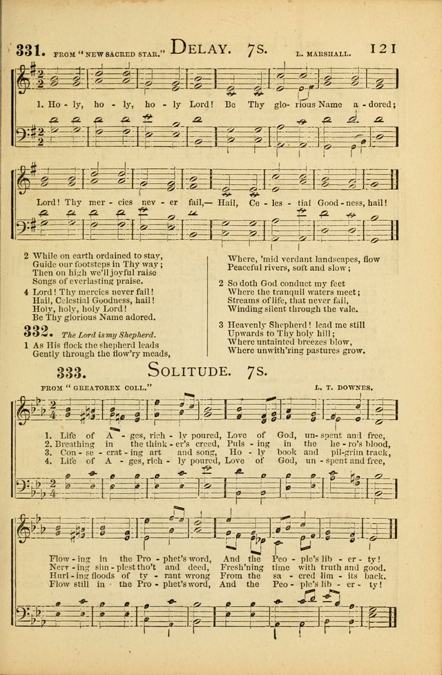 National Hymn and Tune Book: for congregations, schools and the home page 121