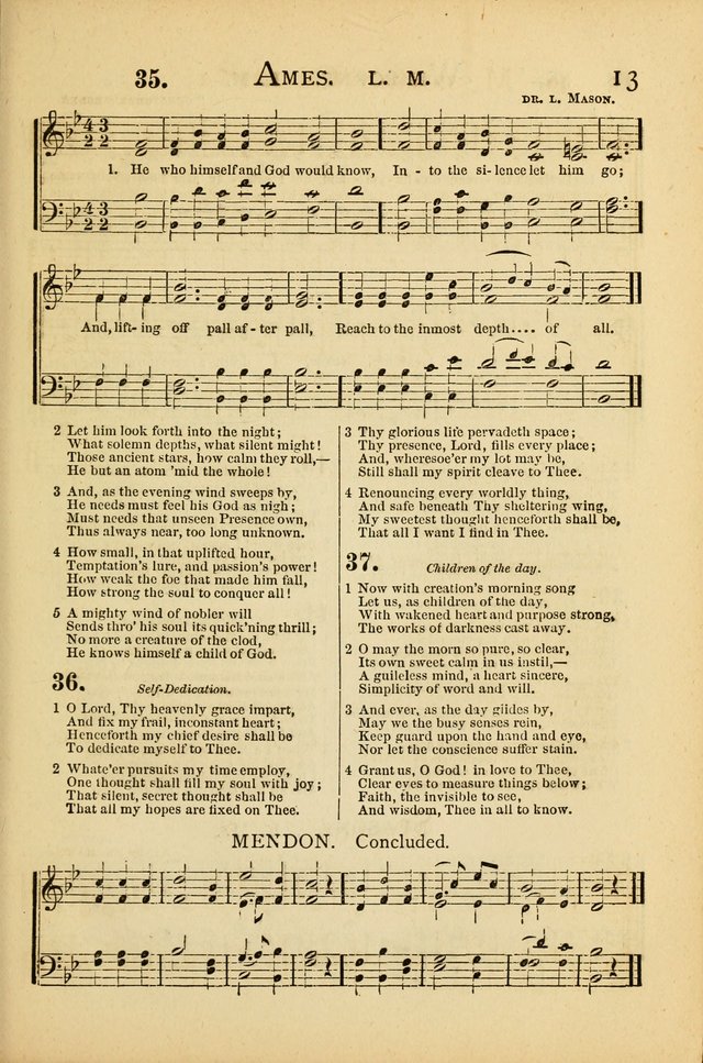 National Hymn and Tune Book: for congregations, schools and the home page 13