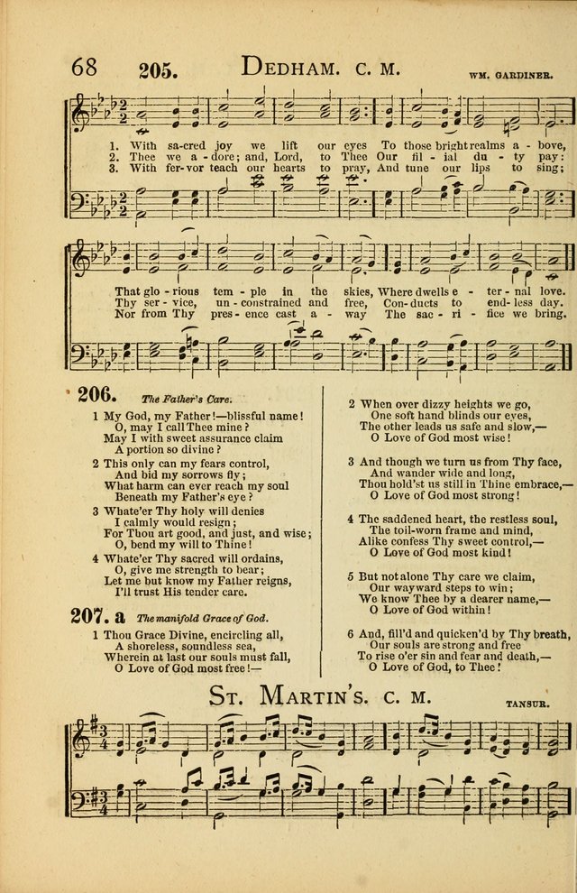 National Hymn and Tune Book: for congregations, schools and the home page 68