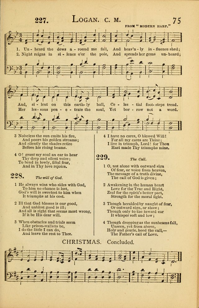 National Hymn and Tune Book: for congregations, schools and the home page 75