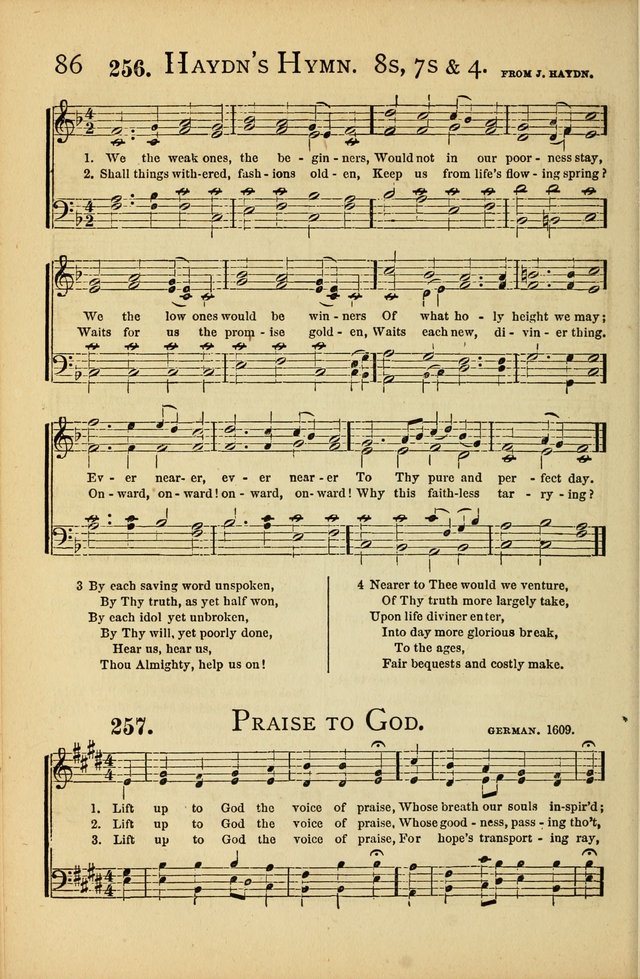 National Hymn and Tune Book: for congregations, schools and the home page 86