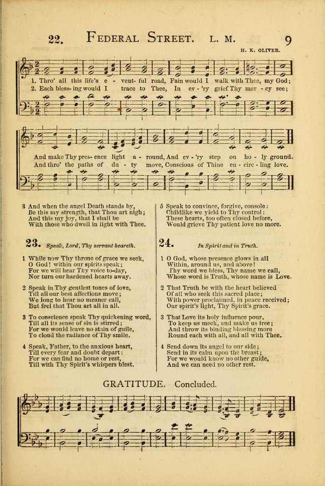 National Hymn and Tune Book: for congregations, schools and the home page 9