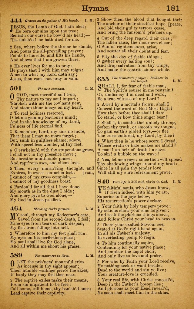 New Hymn and Tune Book: an Offering of Praise for the Use of the African M. E. Zion Church of America page 186