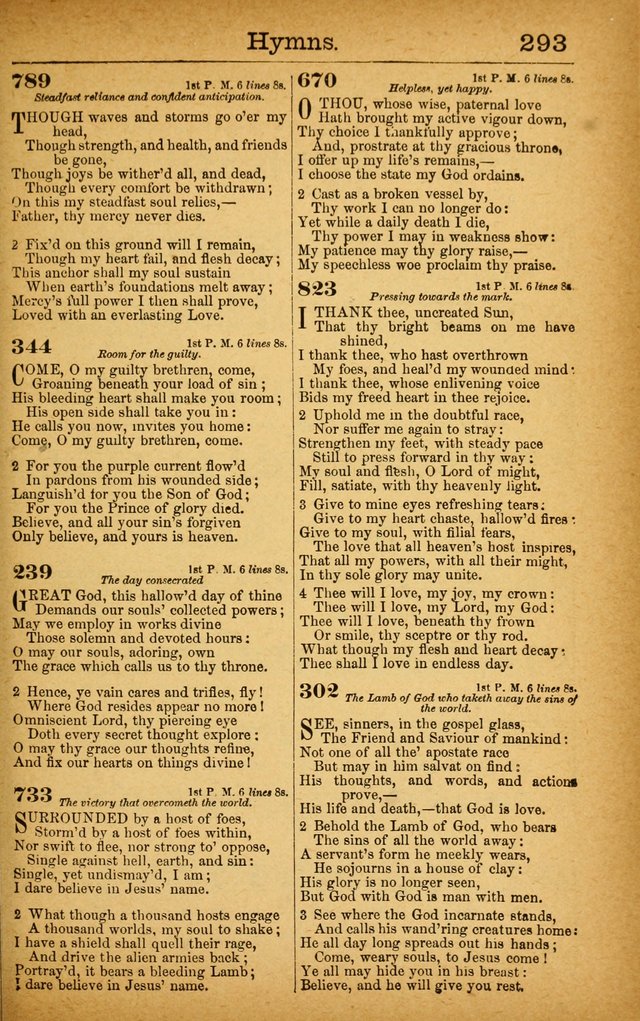 New Hymn and Tune Book: an Offering of Praise for the Use of the African M. E. Zion Church of America page 298