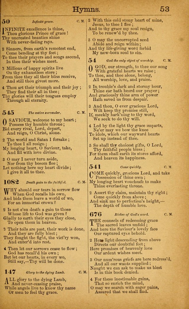 New Hymn and Tune Book: an Offering of Praise for the Use of the African M. E. Zion Church of America page 58