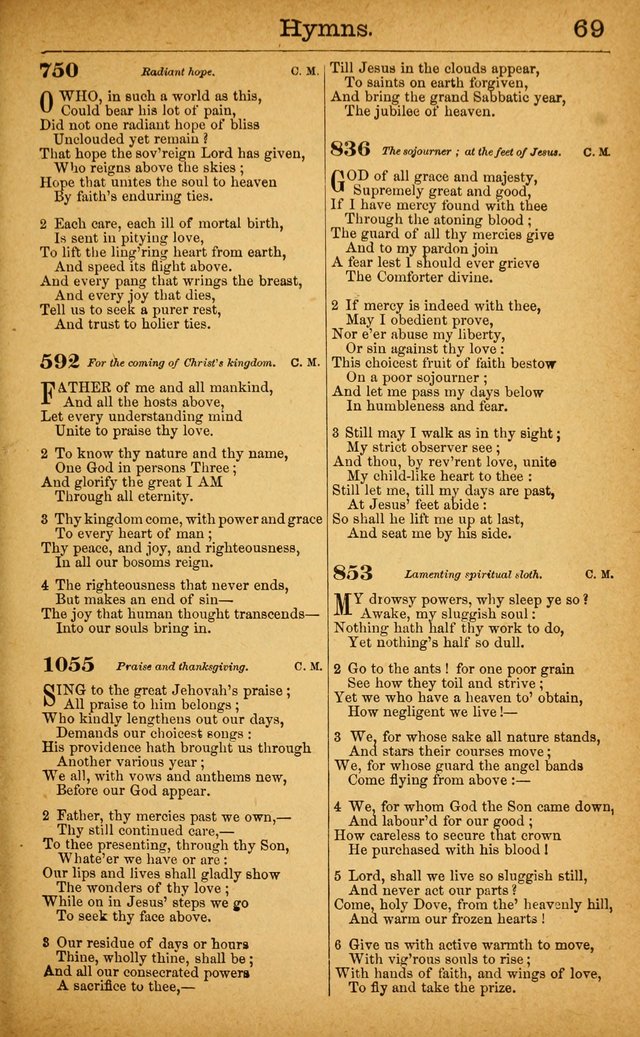 New Hymn and Tune Book: an Offering of Praise for the Use of the African M. E. Zion Church of America page 74