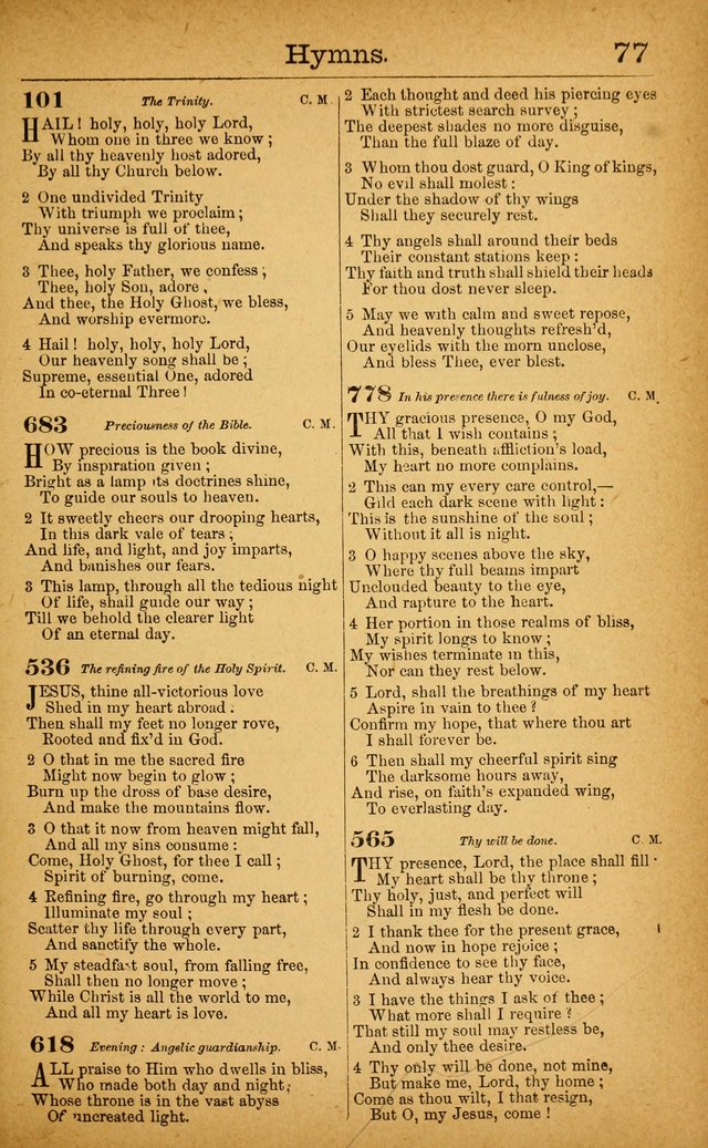New Hymn and Tune Book: an Offering of Praise for the Use of the African M. E. Zion Church of America page 82