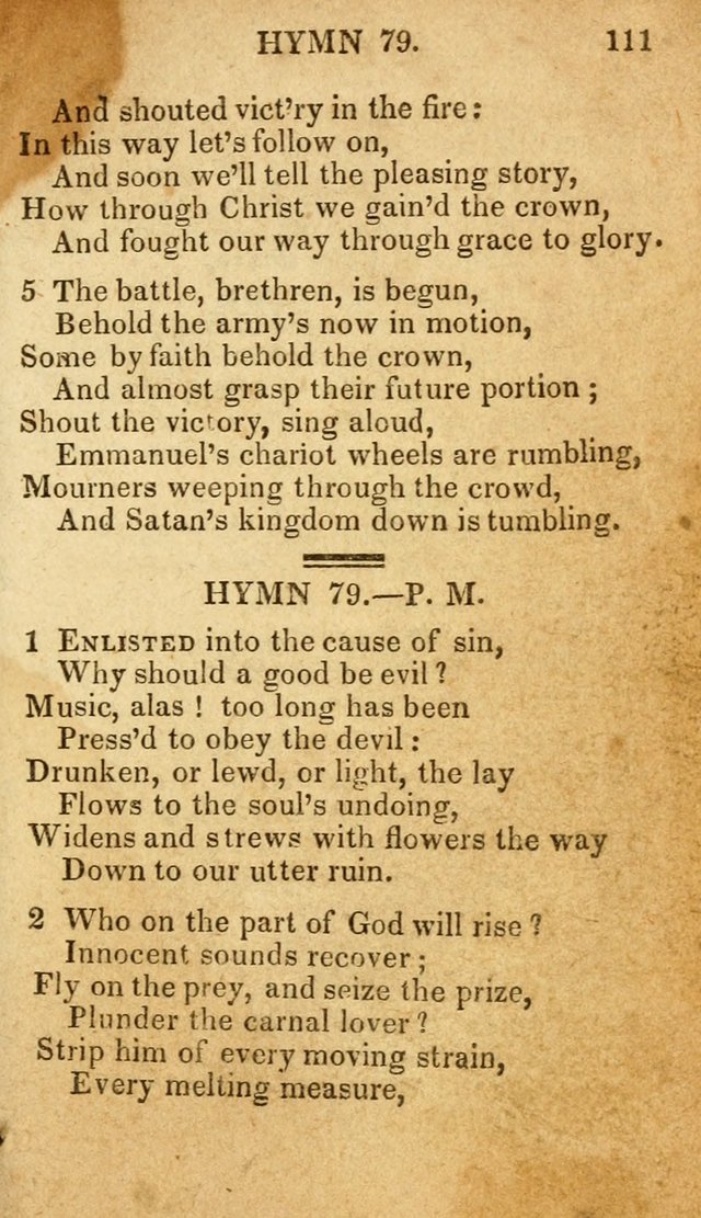The New and Improved Camp Meeting Hymn Book: being a choice selection of hymns from the most approved authors. Designed to aid in the public and private devotions of Christians page 118